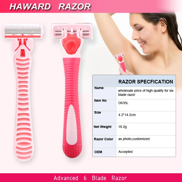 D635L Six Blade razor - Professional OEM/ODM Razor Manufacturer ...