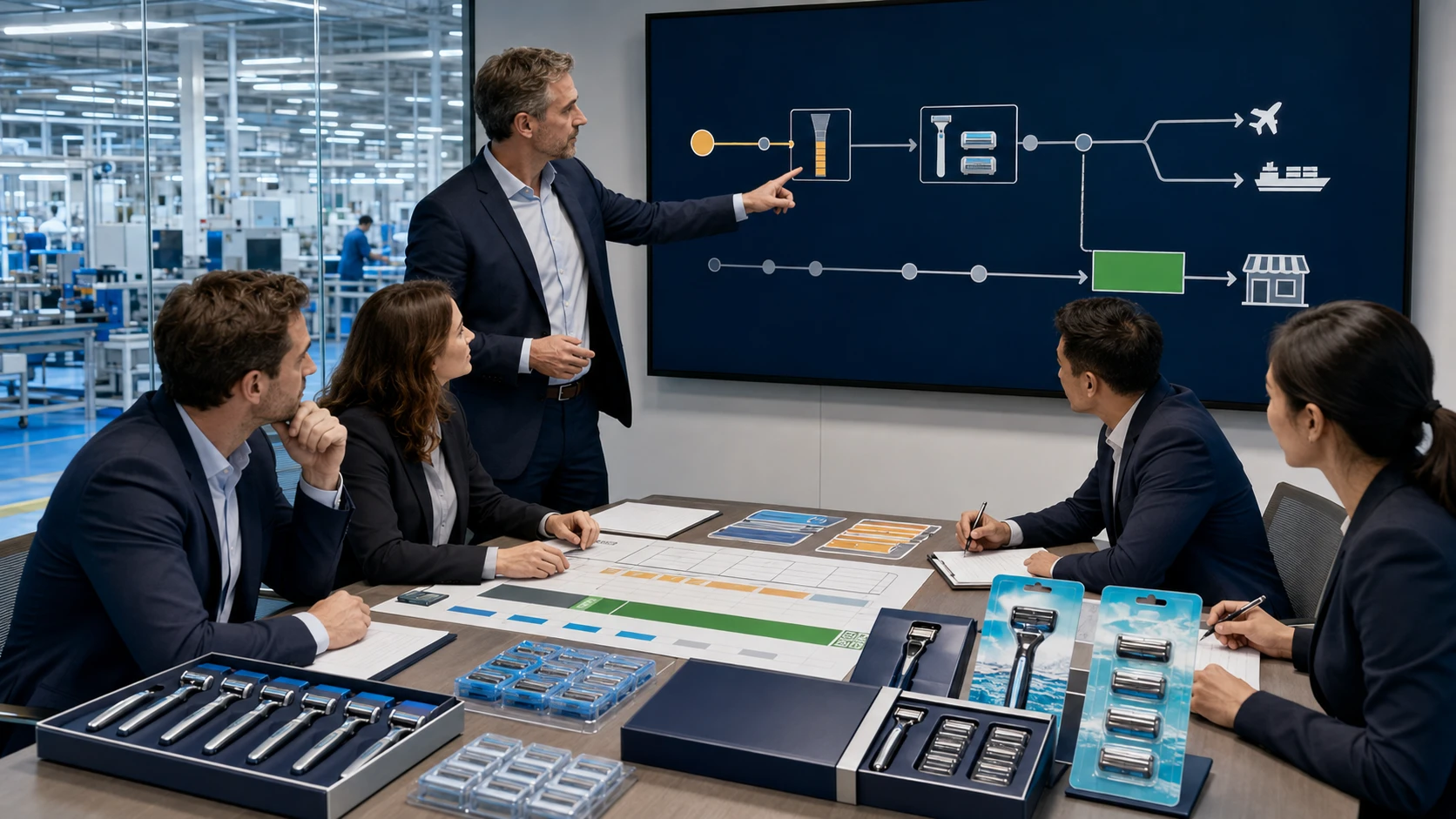 Razor launch recovery plan for delayed seasonal factory production