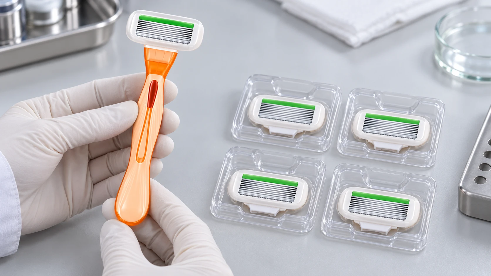 Replacement cartridge continuity check using an approved razor handle and matching refill heads